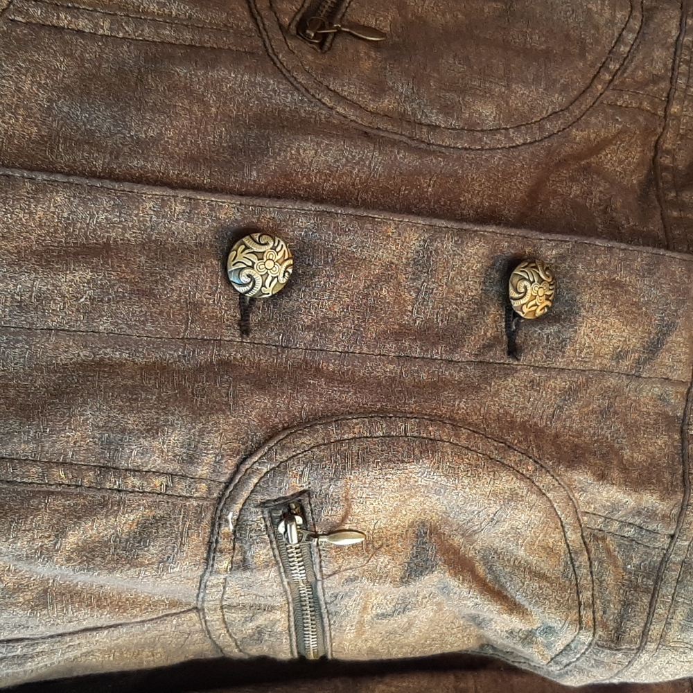 Chicos cotton copper metallic jacket - Picture 2 of 11